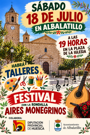 Imagen TALLER Y FESTIVAL EL 18 DE JULIO